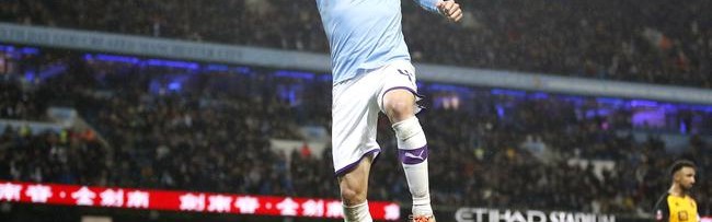  福登替补建功曼城,补时绝杀伯恩茅斯惊险胜